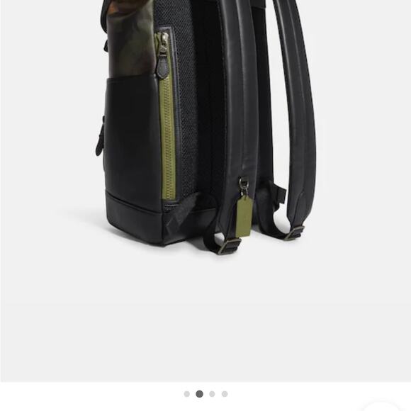 COACH Track Backpack In Signature Canvas Camo Print - Picture 16 of 16